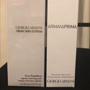 Giorgio Armani Supreme mask & makeup fix